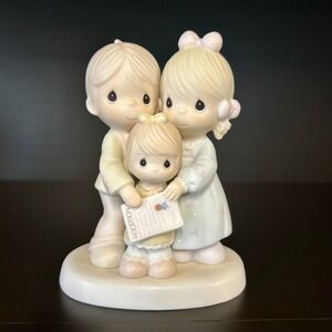 Precious Moments God Bless The Day We Found You Girl Adoption Figurine 1994
